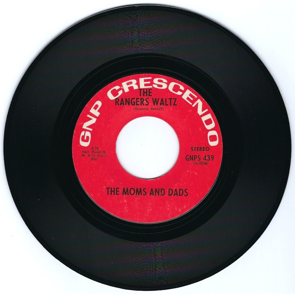 Mom & Dads - The Rangers Waltz / Quentin's E Flat Boogie - EX 45 RPM Vinyl